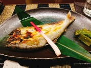 自家製鮎の一夜干し