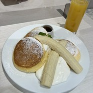 チョコバナナパンケーキ