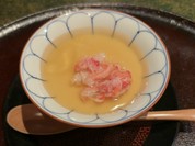 カニ入り茶碗蒸しは絶品です！