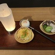 大根の皮で作った行灯