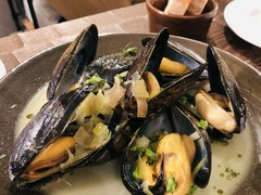 ムール貝のみょうがバター蒸し