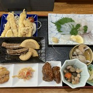 白イカ定食