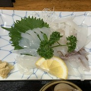 白イカの造り