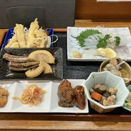 白イカ定食