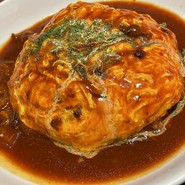 ふわふわ帽子のオムライス