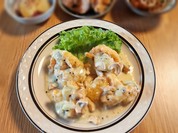 海老のキウイマヨネーズソース