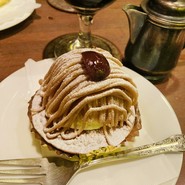 ケーキセット（モンブラン）