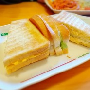 パンがサクサクなタマゴサンド