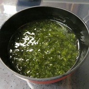 地のりの味噌汁