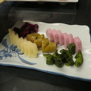 漬物盛合せ