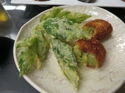 あした葉の天ぷらと明日葉コロッケ