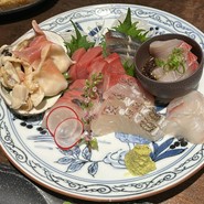 刺身盛り合わせ