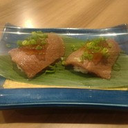 和牛A5ランクの肉寿司