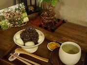 冷たい白玉ぜんざい