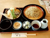 天盛り蕎麦　山月（抜き実）