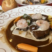 謝恩コース「牛ほほ肉のシチュー」