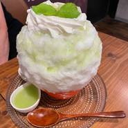 南アルプス八ヶ岳 天然氷のかき氷 ふわりひめ