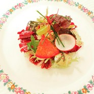 鮮魚のカルパッチョ仕立て