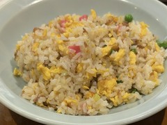 コースの〆のチャーハン！