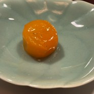 デザートの金柑。