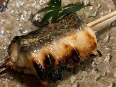 筒切りうなぎの焼き物。