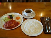日替わりランチのイタリアンハンバーグ