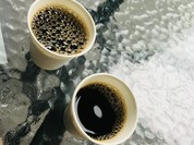 サービスのコーヒー