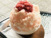 桃ジュレかき氷