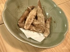 新ごぼうの天ぷら　旬で美味！