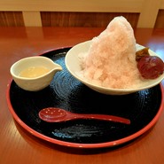 梅のかき氷