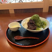 宇治抹茶のかき氷