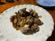 砂肝にんにく炒め