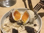 半熟卵のバルサミコ酢