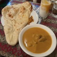 Aセットのチキンカレー