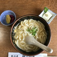 モクズガニうどん