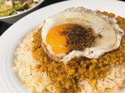 エッグキーマカレー