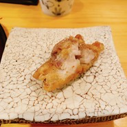 若鶏の炭焼き天ぷら