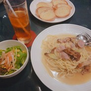 鴨のパスタ