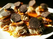15000円　おまかせコース　イタリア産黒トリュフとマグレーカナールそば