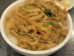 こちらはザーサイご飯！