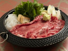 山椒バター香る和牛すき焼き