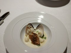 魚料理（コチ、ハマグリ）