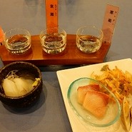 地酒飲み比べ