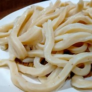 小麦風味炸裂の超極太麺