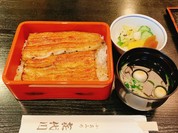 鰻重（松）と肝吸い