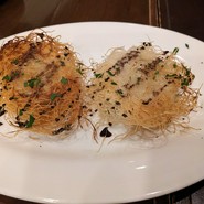 ホタテのカダイフ包みソテー