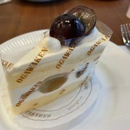 ピオーネのショートケーキ