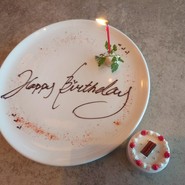 妻の誕生日だとお伝えしたところ、急遽用意してくれました。お陰様でよい記念日となりました。