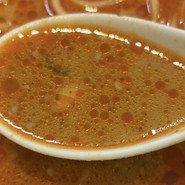 ベースが美味いので辛さとコクのある担々スープ！
