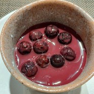 パンナコッタとブルーベリーソース